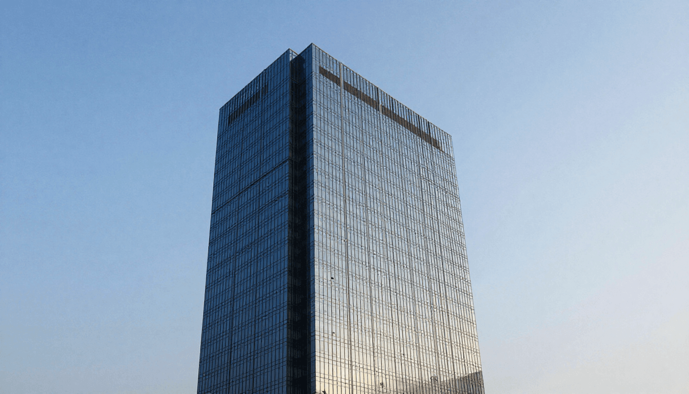 Prince Advertiser corporate headquarters at blue hour